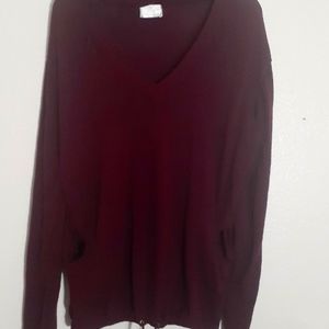 Women's NSI Burgundy Pullover Sweater